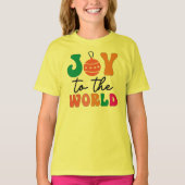 T-shirt Joy to The World - Christmas Design-50835 (Devant)