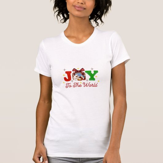 T-shirt Joy to the World : Diffuser l'amour (Devant)