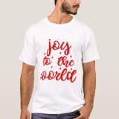 T-shirt Joy To The World - Noël (Devant)