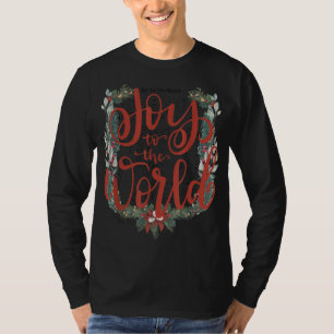 T-shirt Joy-To-The-World Noël chrétien Jésus naissance M