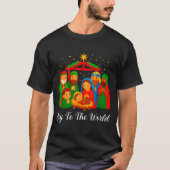 T-shirt Joy To The World Ugly Christmas Sweater Xmas Squad (Devant)