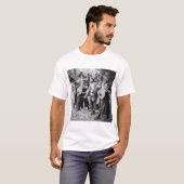 T-shirt Joyeuse bande des musiciens dans la vieille (Devant entier)