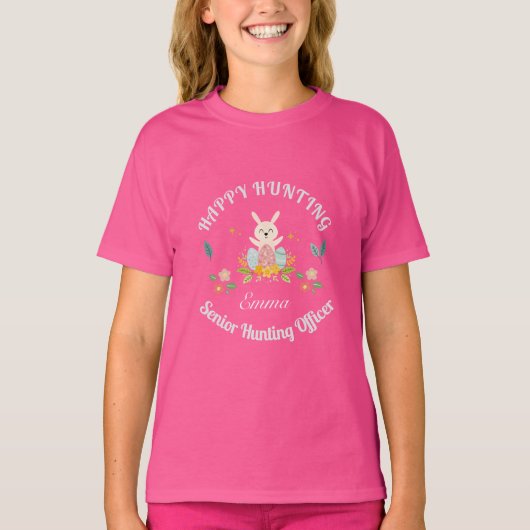 T-shirt Joyeuse chasse Tee de Pâques (Devant)