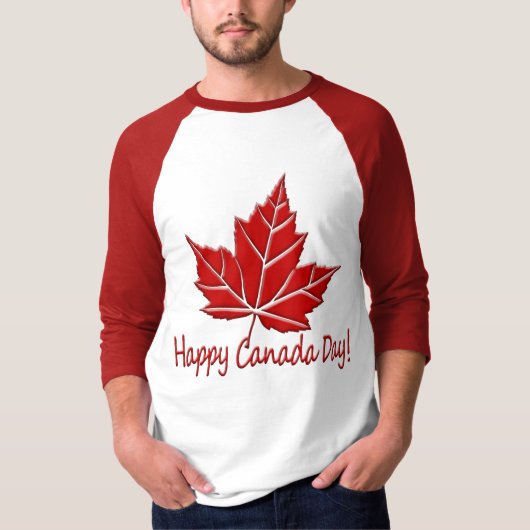 T-shirt Joyeuse Chemise Souvenirs Canada Jersey Jour du Ca (Devant)