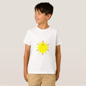 T-shirt Joyeuse chemise Sun Kids - Conception d'été joyeus (Devant entier)
