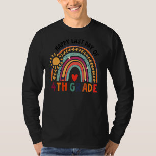 T-shirt Joyeuse Dernière journée de 4e année Enseignant au