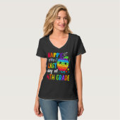 T-shirt Joyeuse Dernière journée de 4e année Enseignant Di (Devant entier)
