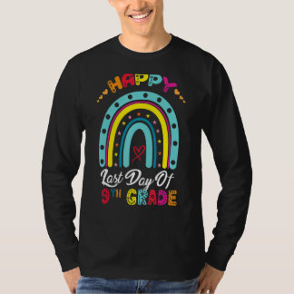 T-shirt Joyeuse Dernière journée de 9e année Rainbow Ensei