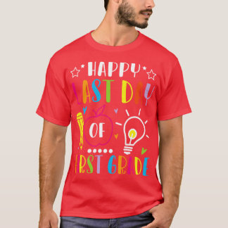 T-shirt Joyeuse Dernière Journée De Classe Supérieure De P
