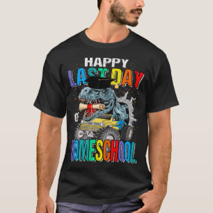 T-shirt Joyeuse Dernière Journée De Homeschool Monster Cam