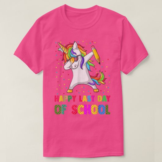 T-shirt Joyeuse Dernière Journée De L'École 2022 Enseignan (Design devant)