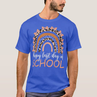 T-shirt Joyeuse Dernière Journée De L'École Leopard Boho A