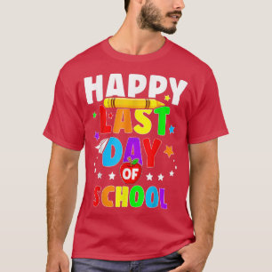 T-shirt Joyeuse Dernière Journée De L'École Pomme Garçon F