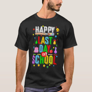 T-shirt Joyeuse Dernière Journée D'Enseignant Diplôme D'Ét