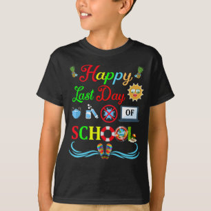 T-shirt Joyeuse Dernière Journée D'Enseignant Diplôme D'Ét