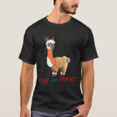 T-shirt Joyeuse et lumineuse Llama (Devant)