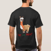 T-shirt Joyeuse et lumineuse Llama (Dos)