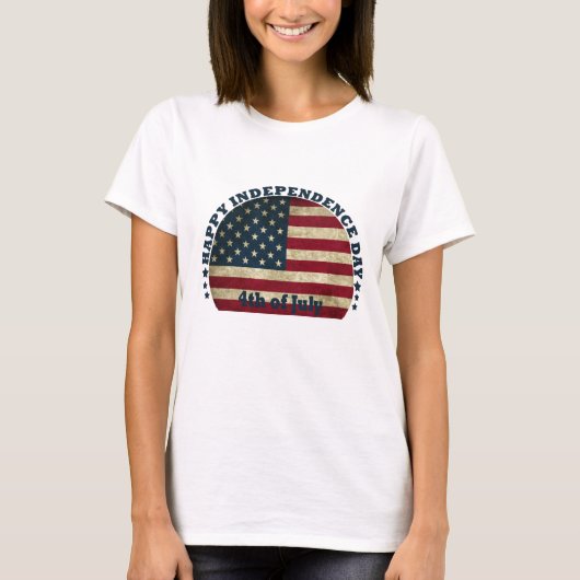 T-shirt Joyeuse fête 4 juillet l'indépendance (Devant)