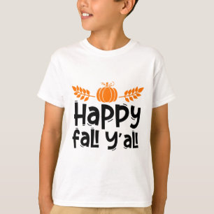 T-shirt Joyeuse fête d'automne à tous Drôle de Thanksgivin