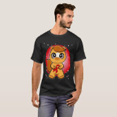 T-shirt Joyeuse fête de la marmotte  (Devant entier)