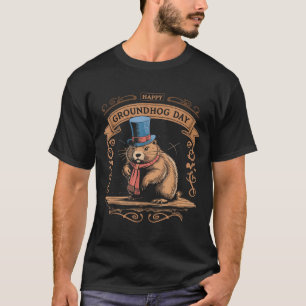 T-shirt Joyeuse fête de la marmotte Costume d'animal de ma
