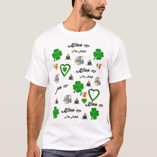 T-Shirt Joyeuse Fête de la Saint-Patrick (Devant)