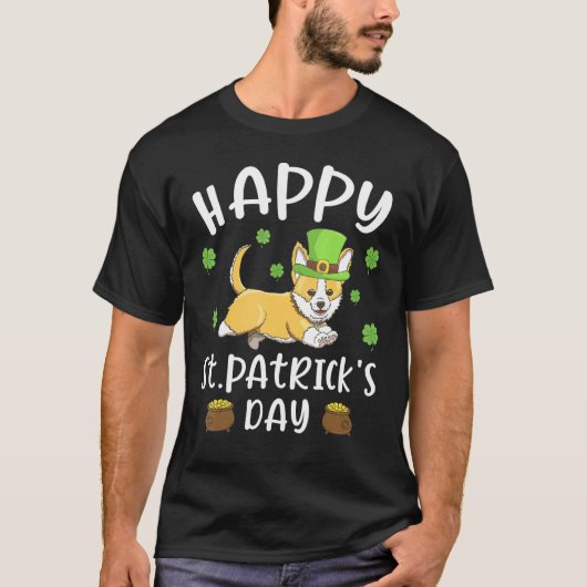 T-shirt Joyeuse Fête de la Saint-Patrick Drôle Saint Patri (Devant)