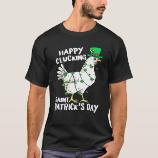 T-shirt Joyeuse Fête de la Saint-Patrick Poulet Leprechaun