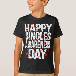 T-shirt Joyeuse Fête de la sensibilisation des célibataire
