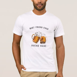 T-shirt Joyeuse Fête de l'amitié Meilleur Ami Jour bière E