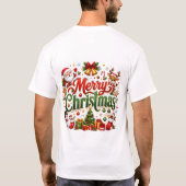 T-shirt Joyeuse fête de Noël (Dos)