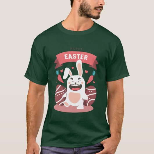 T-shirt Joyeuse fête de Pâques (Devant)