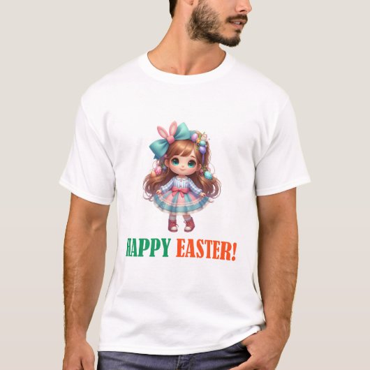 T-shirt Joyeuse fête de Pâques - Crucifixion (Devant)