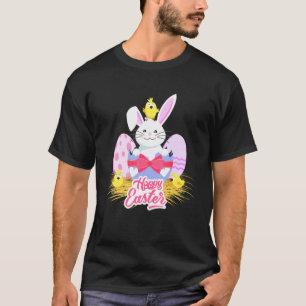 T-shirt Joyeuse fête de Pâques & Lapin et Œuf de Poule