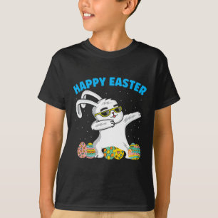 T-shirt Joyeuse fête de Pâques Œuf Coloré Lapin Oreille Co