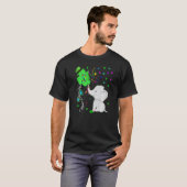 T-shirt Joyeuse Fête de Patrick Éléphant Sensibilisation à (Devant entier)
