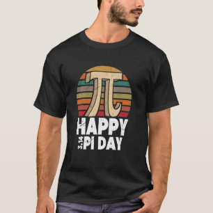 T-shirt Joyeuse fête de Pi 3.14 Symbole Pi Vintage Fête de