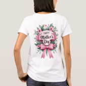 T-shirt Joyeuse fête des mères (Dos)