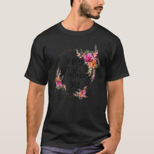 T-shirt Joyeuse Fête des Mères 2022 Jote Floral Pour Femme