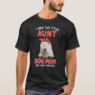 T-shirt Joyeuse Fête des Mères J'ai deux titres tante et c