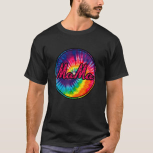 T-shirt Joyeuse Fête des Mères Tie Dye Love Mama For Women