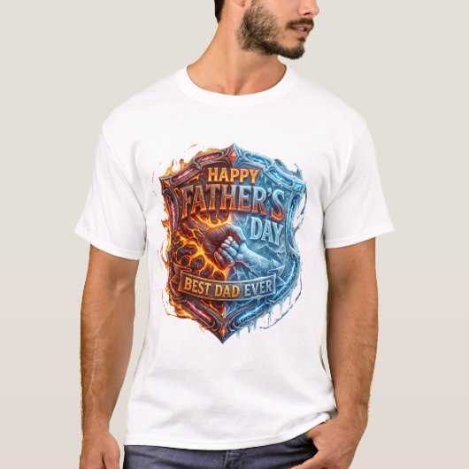 T-shirt Joyeuse Fête des Pères (Devant)