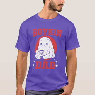 T-shirt Joyeuse Fête des Pères Chien Visage Boykin Spaniel