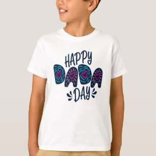 T-shirt Joyeuse Fête des pères du jour du Dada  Chemise