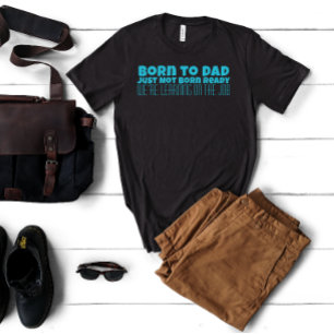 T-shirt Joyeuse fête des Premiers Pères noir bleu lettre h