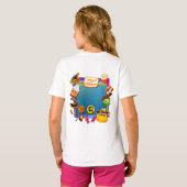 T-shirt Joyeuse fête d'Halloween remplie de ruse-ou-gâteau (Dos entier)