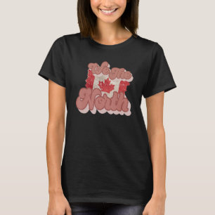 T-shirt Joyeuse fête du Canada chez les femmes Patriotique