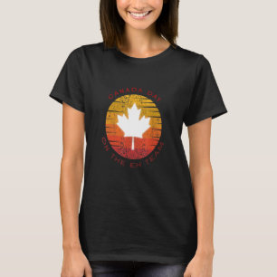 T-shirt Joyeuse Fête Du Canada Dans L'Équipe Du Eh