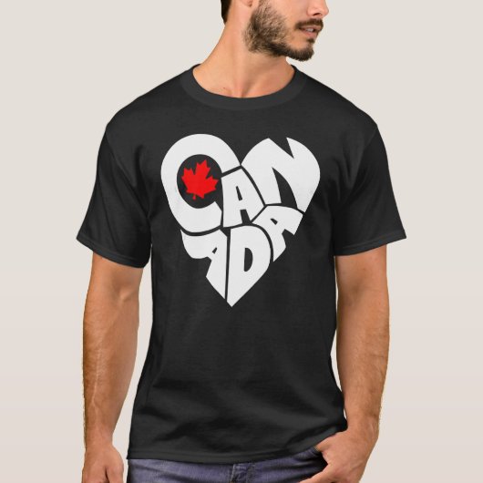T-shirt Joyeuse fête du Canada Drapeau canadien Maple Leaf (Devant)