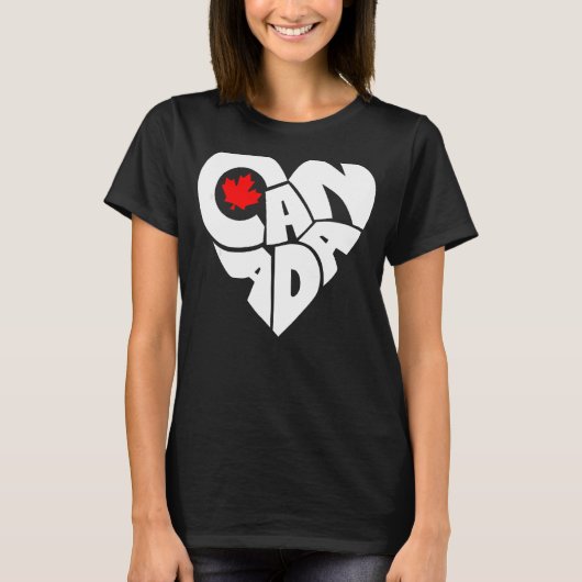 T-shirt Joyeuse fête du Canada Drapeau canadien Maple Leaf (Devant)